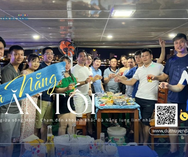 Du Thuyền Ăn Tối Ngắm Pháo Hoa