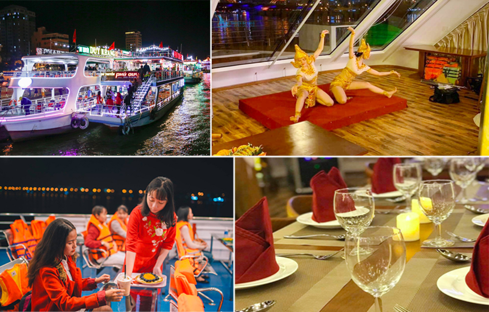 Du thuyền sông Hàn rất thích hợp cho việc ăn tối, thư giản và du ngoạn về đêm